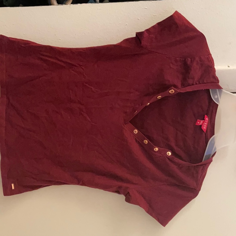 Button Up V Neck Croptop